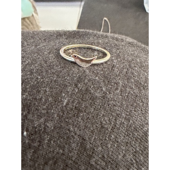 Sterling Silver 925 Size 9 Bird Ring Necklace #345 - Picture 4 of 5